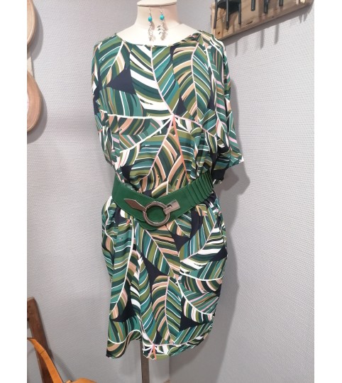 Robe droite imprimé jungle Molly Bracken