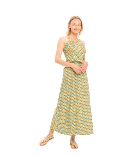 Robe longue à bretelle et dos nu Raya