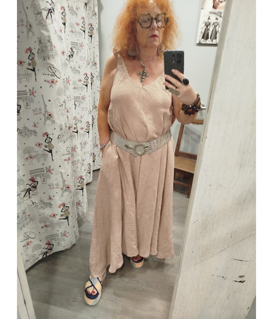 combi - robe - ample - en - lin - sabini - rougefantomasnoir.com