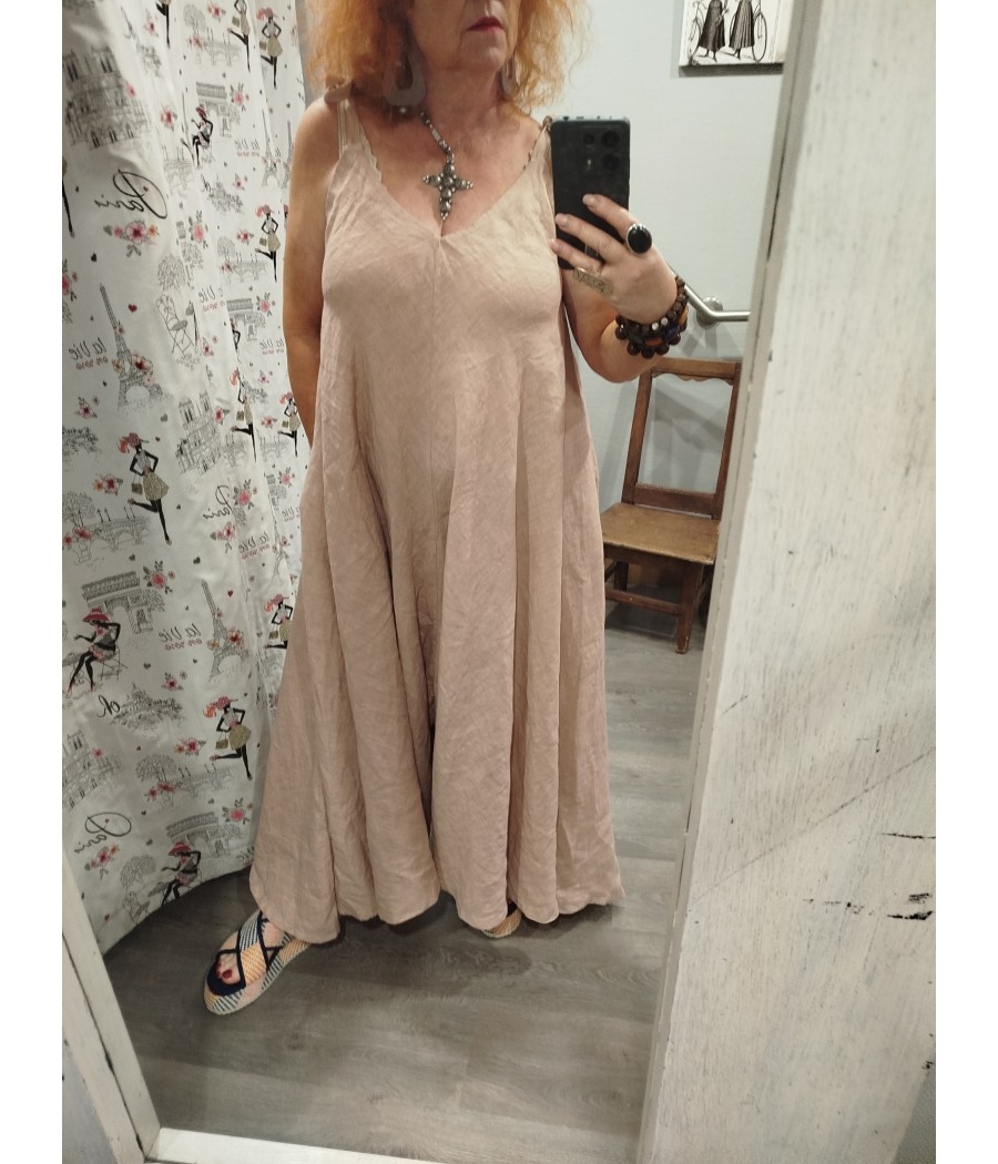 combi - robe - ample - en - lin - sabini - rougefantomasnoir.com
