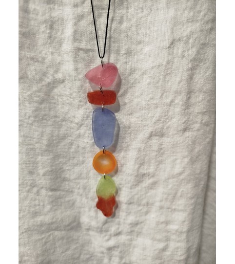 Collier en résine acidulé Nini Création