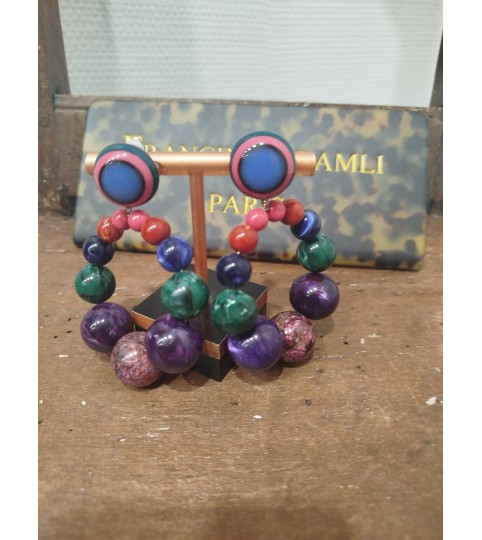 Boucles d'oreilles Bastille Francine BRAMLI
