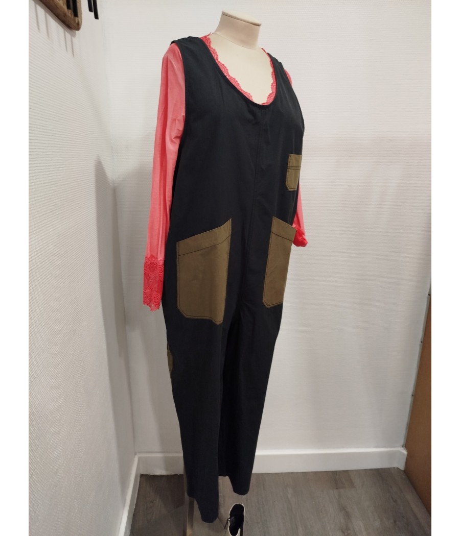combinaison bicolore - wendy trendy - rougefantomasnoir.com