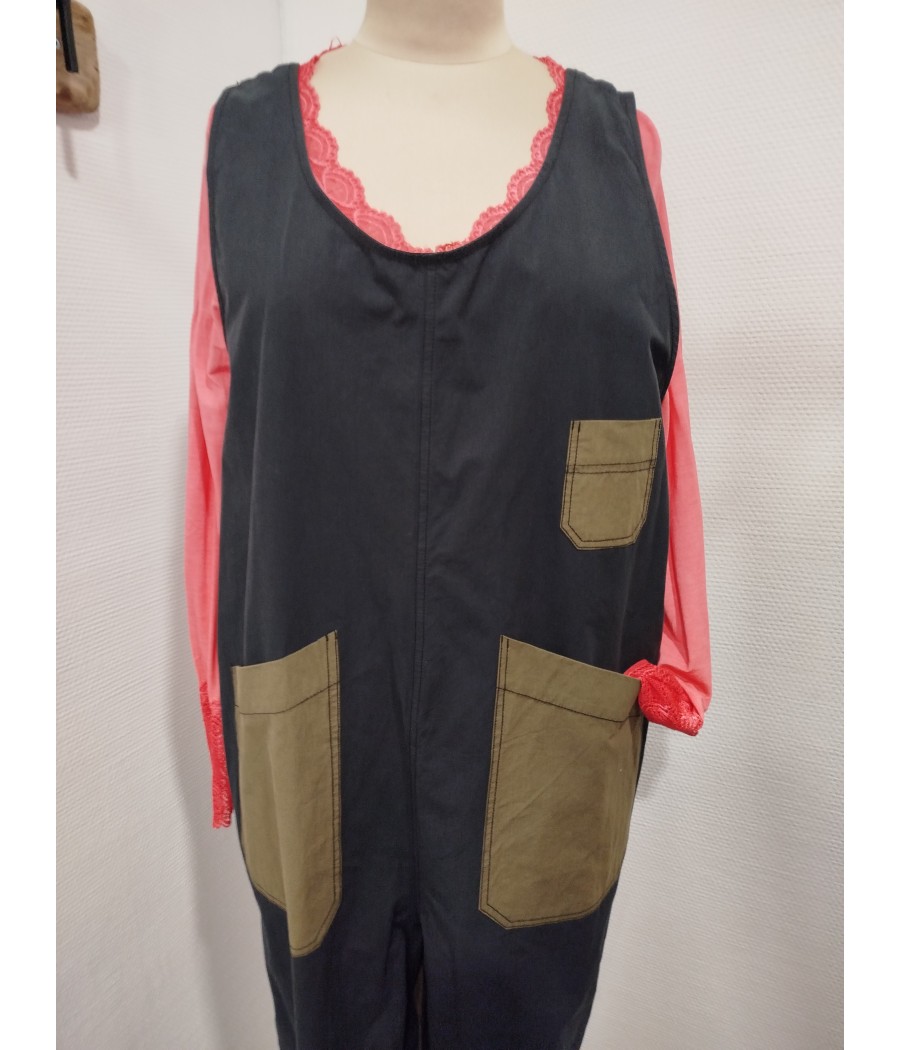 combinaison bicolore - wendy trendy - rougefantomasnoir.com