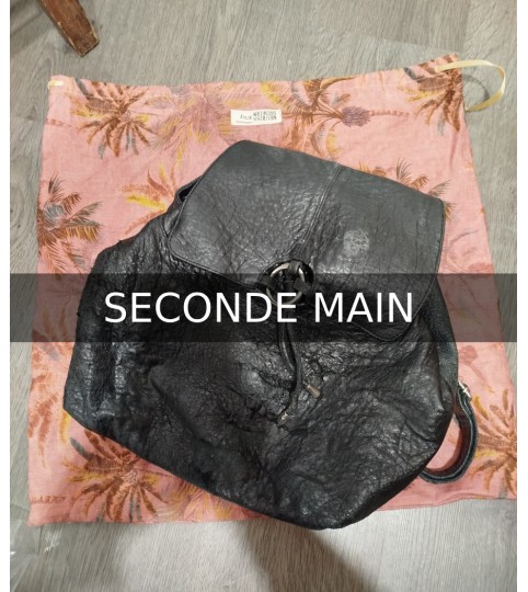 Sac à dos noir en seconde main Julie Meuriss