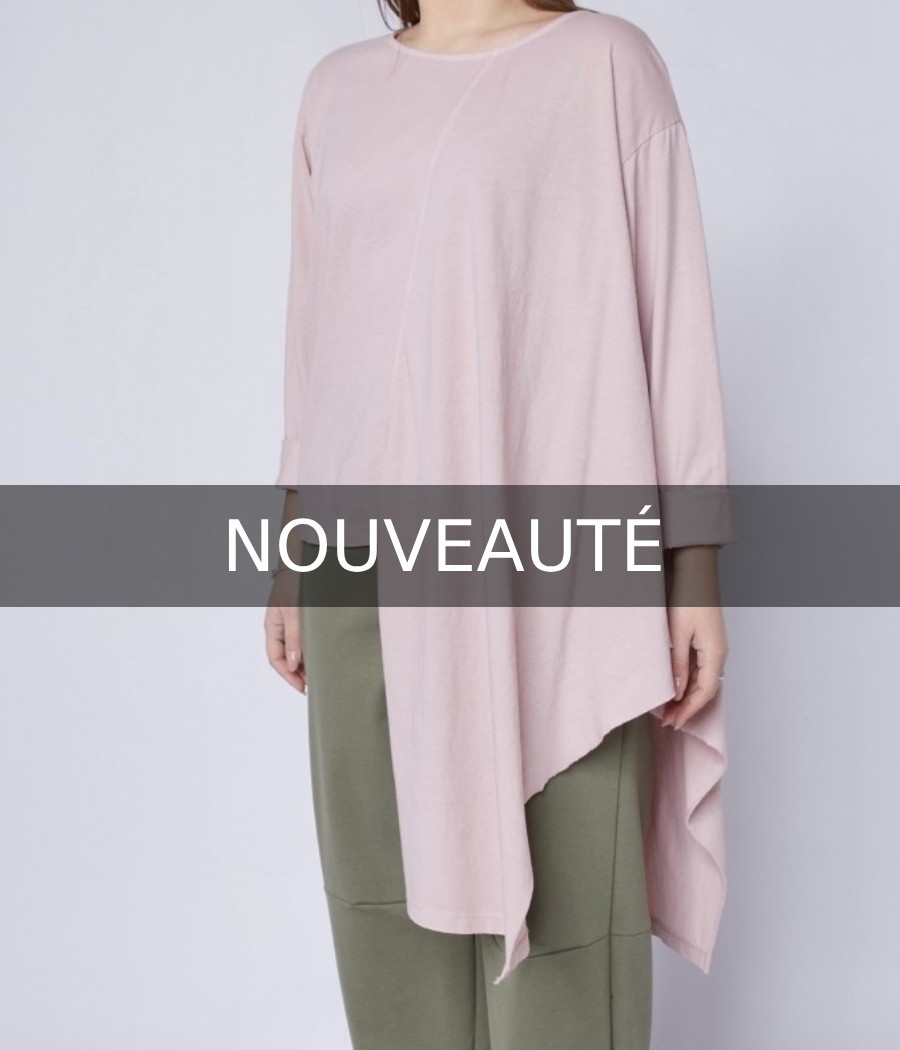 Haut asymétrie en coton Wendy Trendy