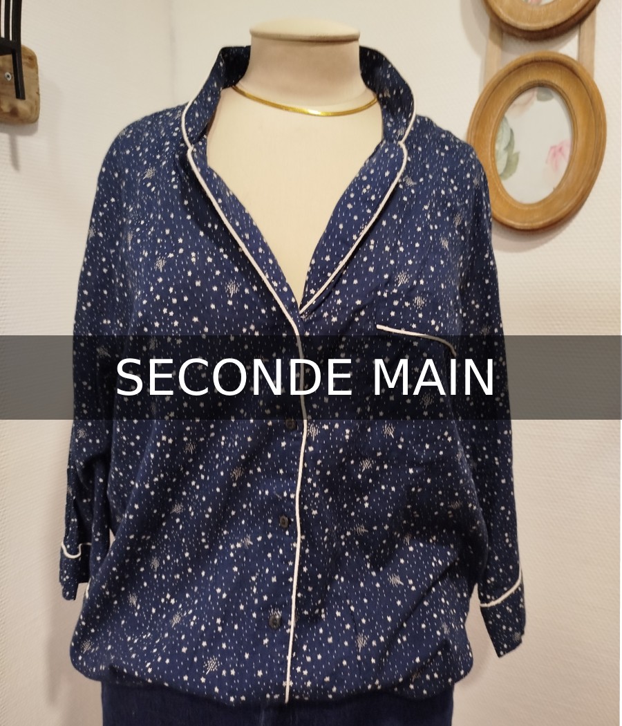 Blouse bleu étoile Les Petits Hauts