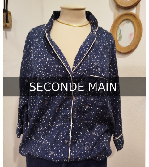 Blouse bleu étoile Les Petits Hauts