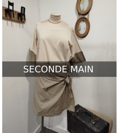 Robe en bi matière en seconde main COS