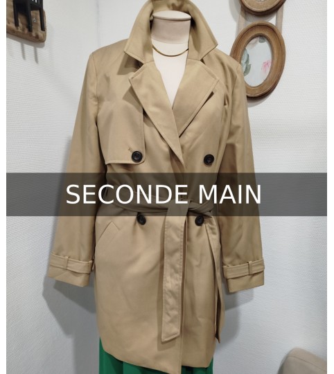 Trench beige en seconde main Vero Moda