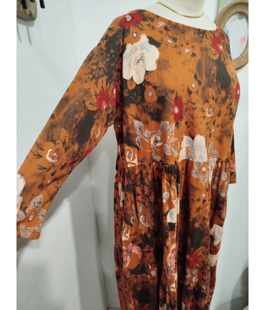 robe en jersey de coton - à fleurs - marque wendy trendy - rougefantomasnoir.com robe en jersey de coton - à fleurs - marque wendy trendy - rougefantomasnoir.com