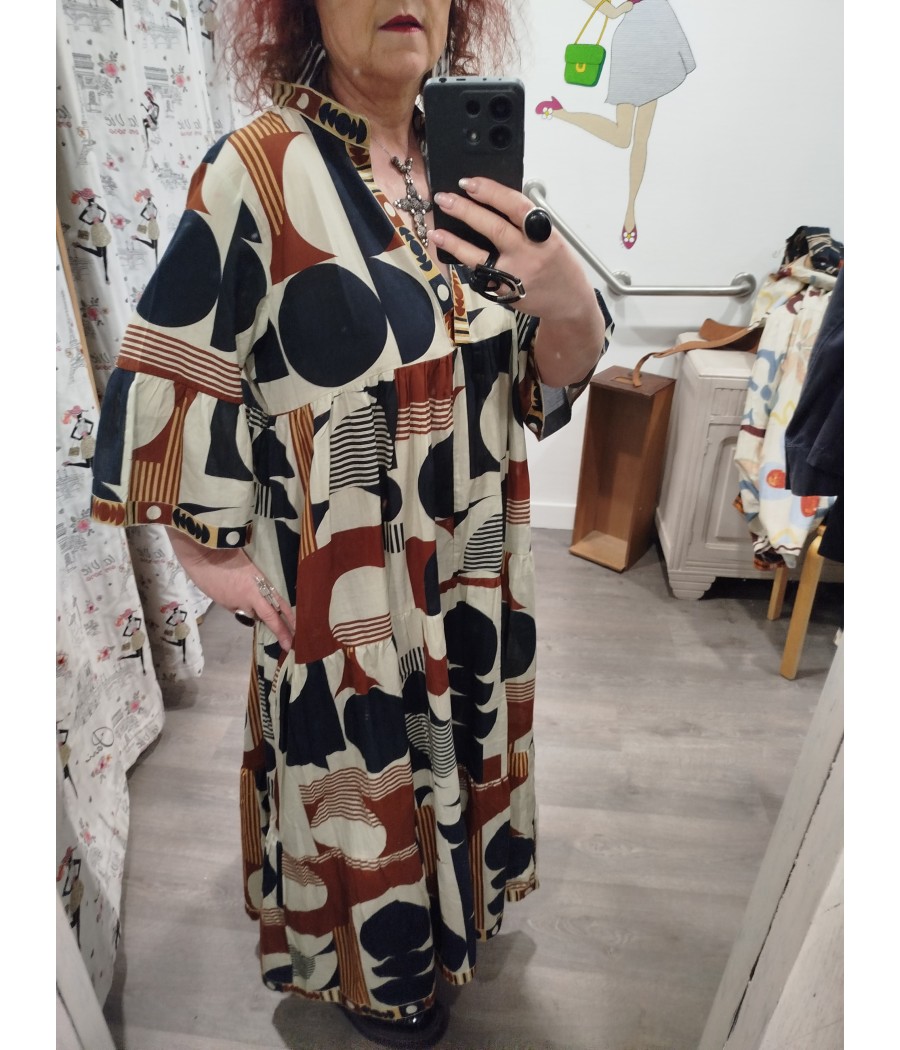 Robe imprimé pois - bohême - marque orice - rougefantomasnoir.com Robe imprimé pois - bohême - marque orice - rougefantomasnoir.com