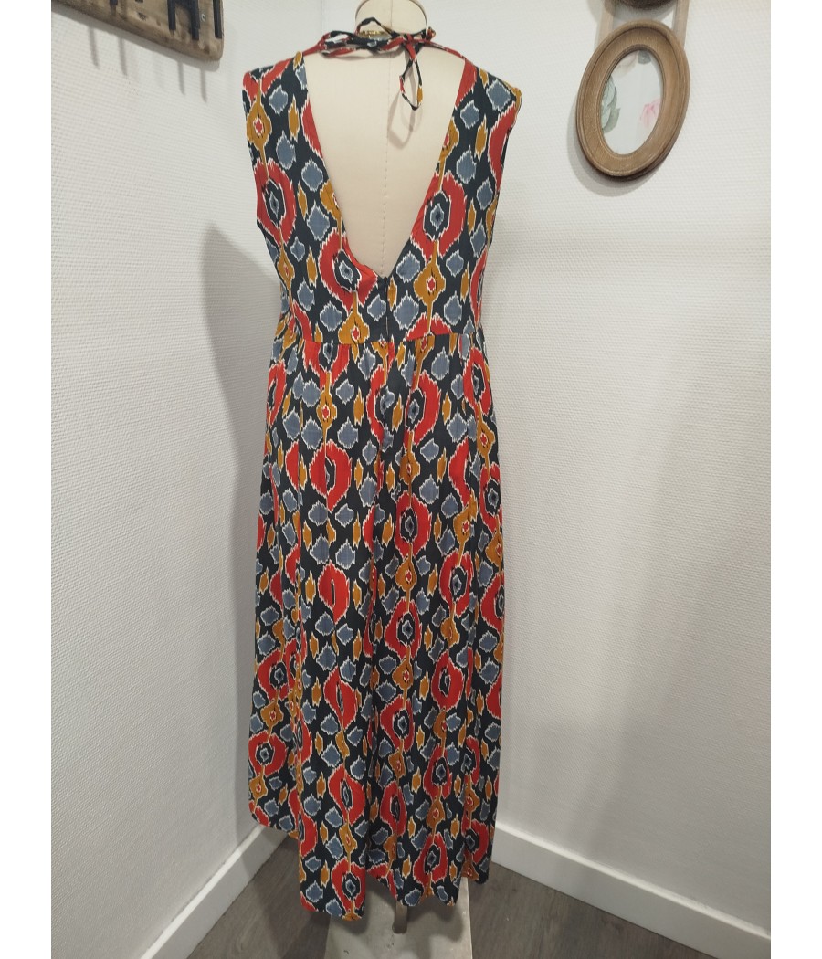 robe longue - à bretelle - Hipe - marque kali-yog - rougefantomasnoir.com