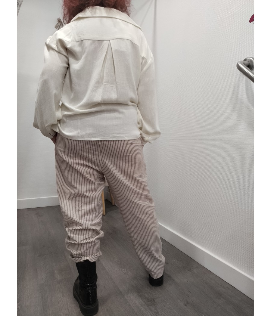 pantalon - à rayures - mercury - rue mazarine - rougefantomasnoir.com