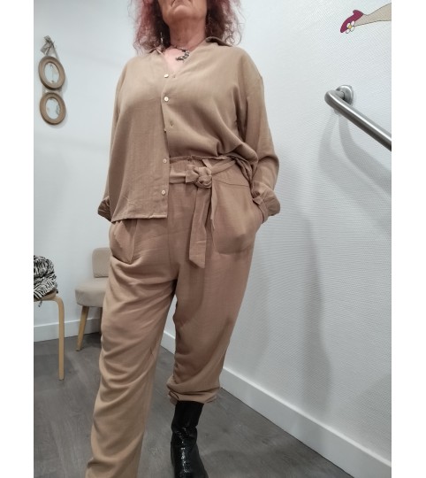 Pantalon noisette  Mercury Rue Mazarine