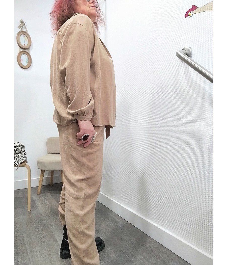 pantalon - noisette - mercury - rue mazarine - rougefantomasnoir.com