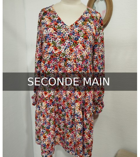 robe courte fleuri en seconde main Lili & Lala