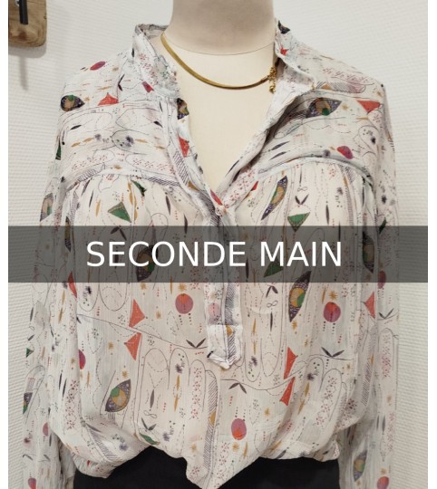 Blouse en soie en seconde main Etoile Isabel Marant