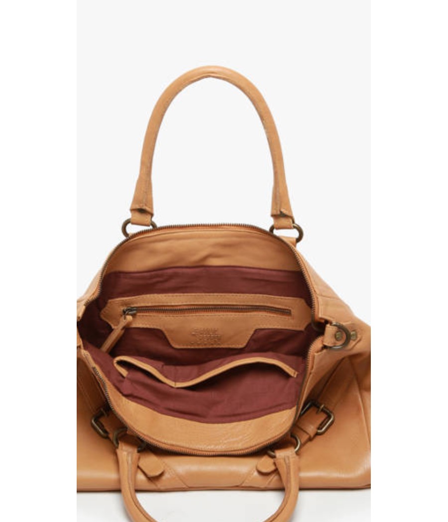 sac porté épaule - strappy cuir - en seconde main - basilic pepper - rougefantomasnoir.com