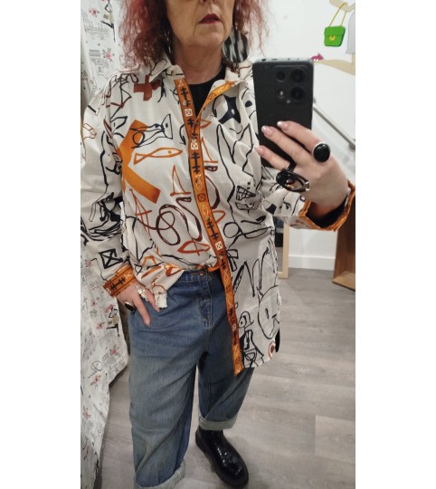 Chemise longue en coton by Orice