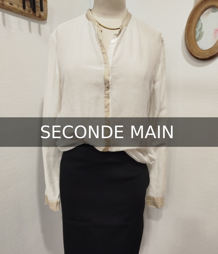 blouse - tunisienne - en seconde main - marque resort forte forte - rougefantomasnoir.com