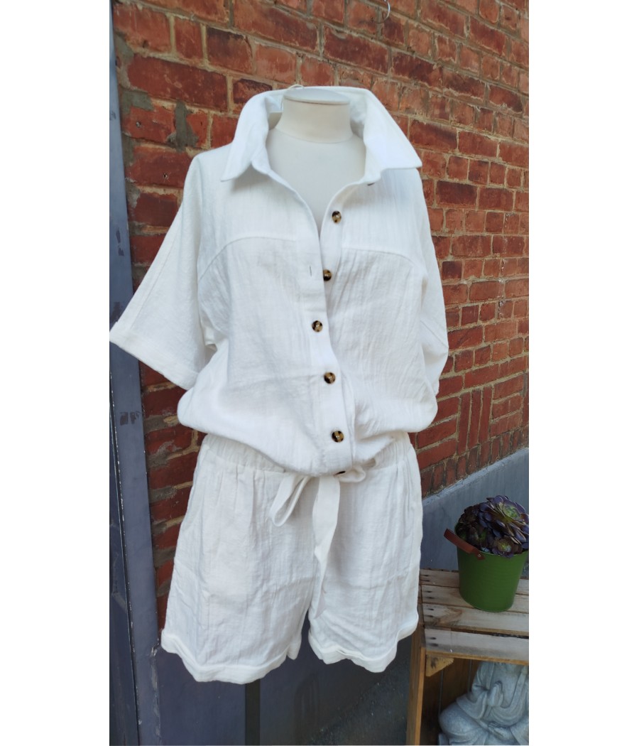 combi - short - blanche - azzel - rue mazarine - rougefantomasnoir.com