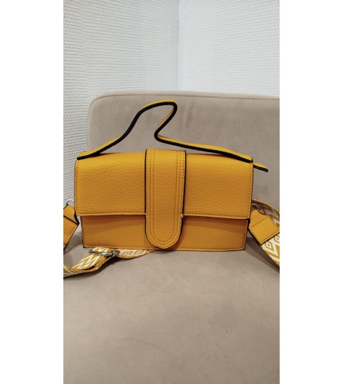 Sac jaune bandoulière amovible