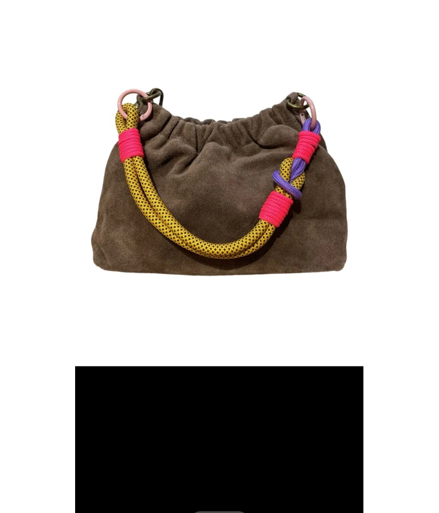 sac - bandoulière - en cuir - suede - plissa - rougefantomasnoir.com