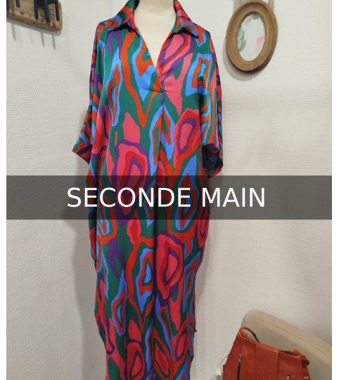 Robe longue style caftan en seconde main marque Lady Lol