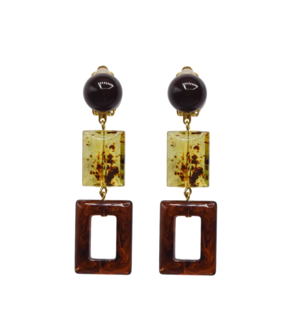 boucles d' oreilles - à - clips - luxembourg - francine bramli - rougefantoamsnoir.com