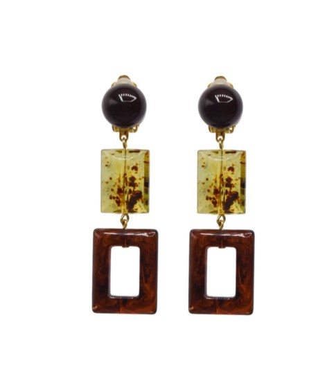 Boucles d'oreilles à clips Luxembourg Francine Bramli