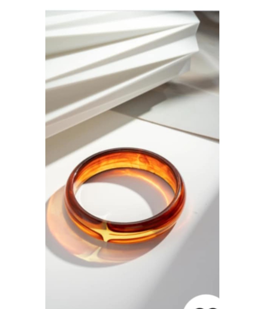 bracelets  - joncs - en résine - tons - chauds - rougefantomasnoir.com