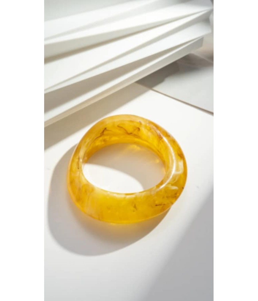 bracelets  - joncs - en résine - tons - chauds - rougefantomasnoir.com