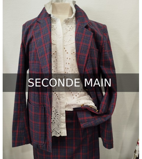 Veste Burberry  vintage tartan en seconde main
