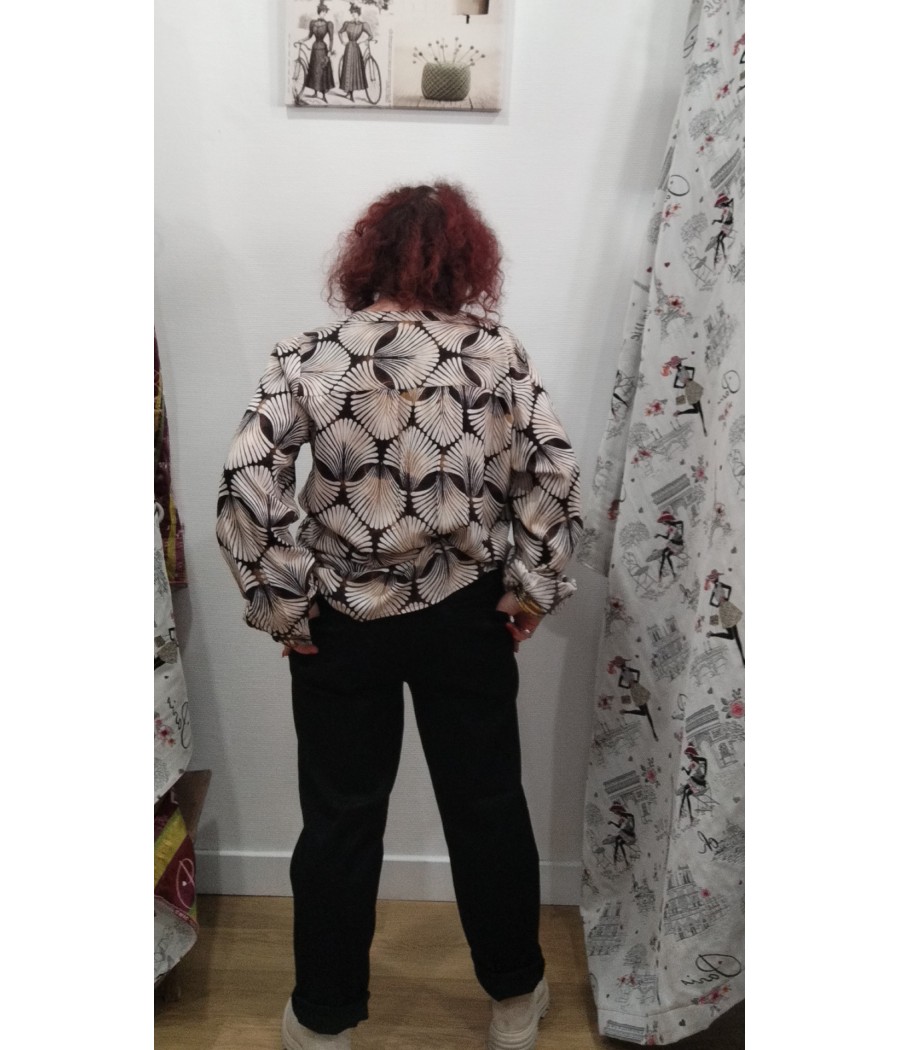 jean - denim - noir- raja - poches - fantaisie - cream - rougefantomasnoir.com