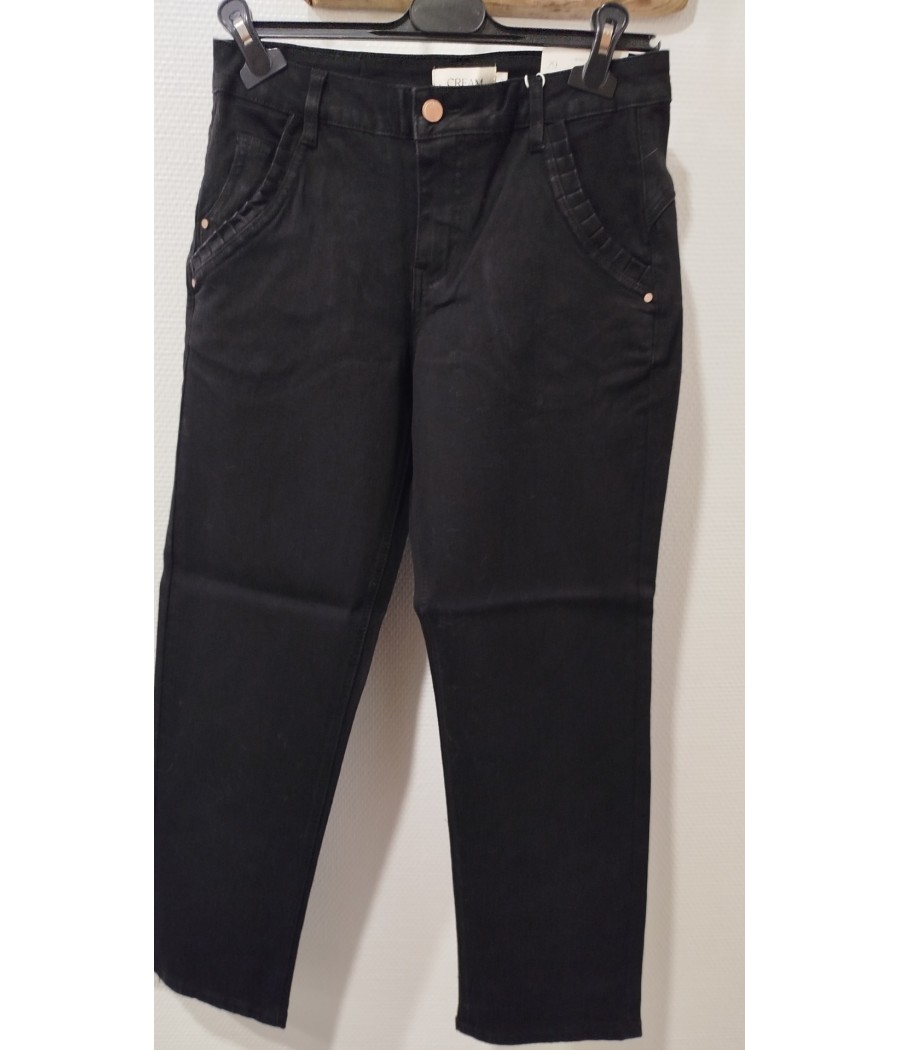 jean - denim - noir- raja - poches - fantaisie - cream - rougefantomasnoir.com