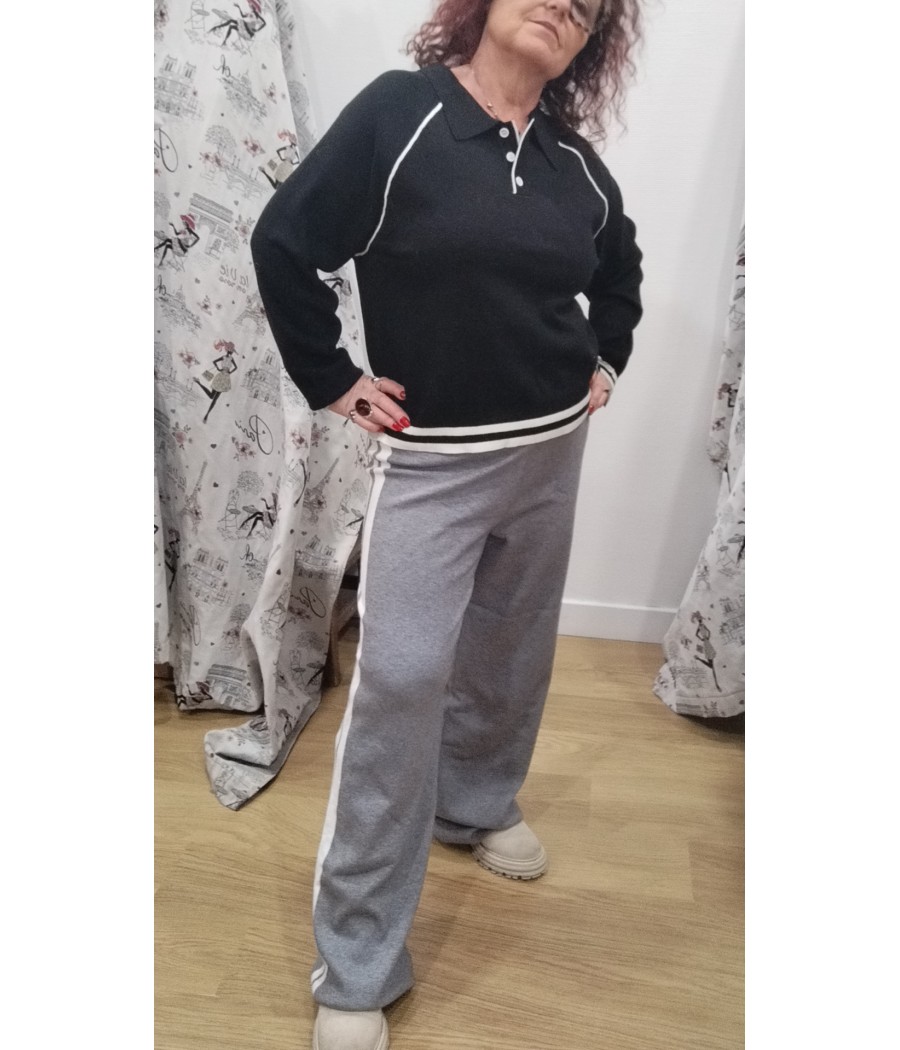 pantalon - en - maille - gris - exalt - rue mazarine - rougefantomasnoir.com