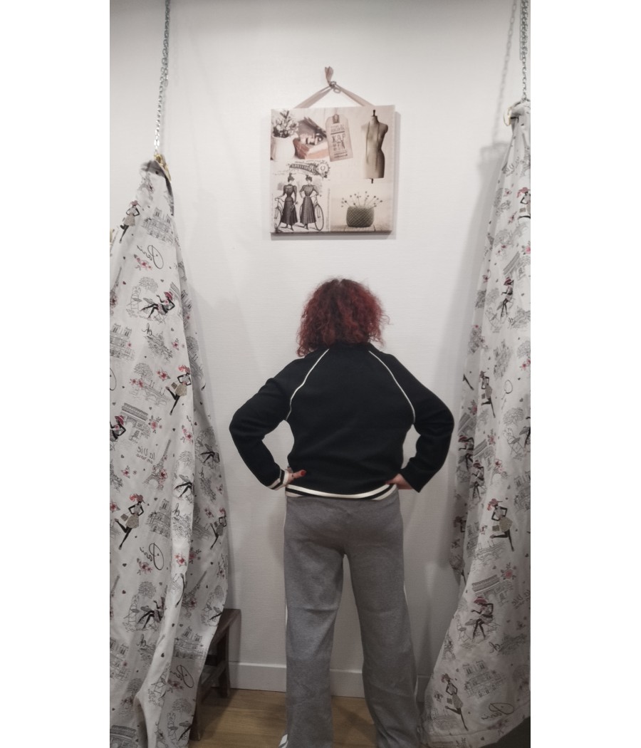 pantalon - en - maille - gris - exalt - rue mazarine - rougefantomasnoir.com