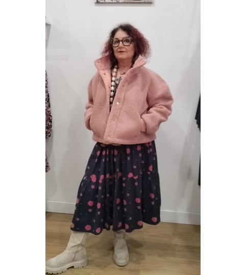 Blouson rose Sweety - Rue Mazarine