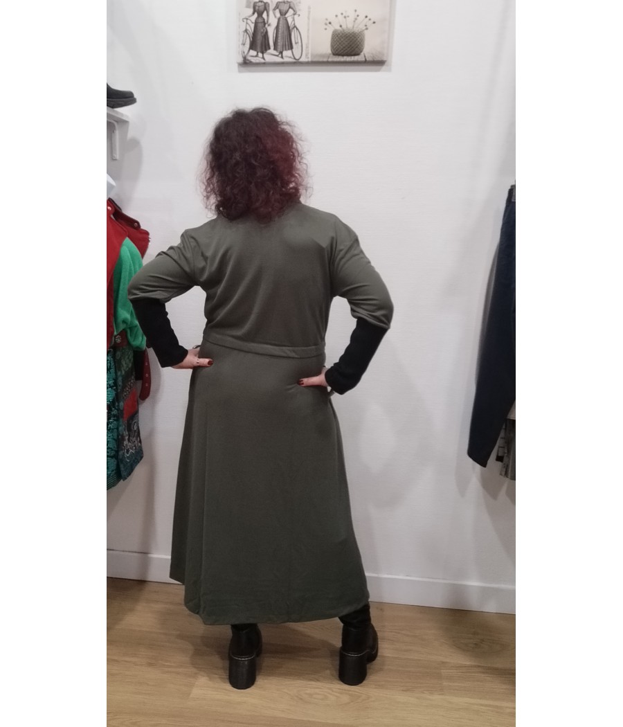 robe - longue - kaki - avec - poches - pan - rougefantomasnoir.com