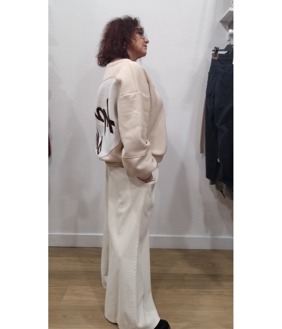 pantalon - en - velours - beige - sabini - rougefantomasnoir.com