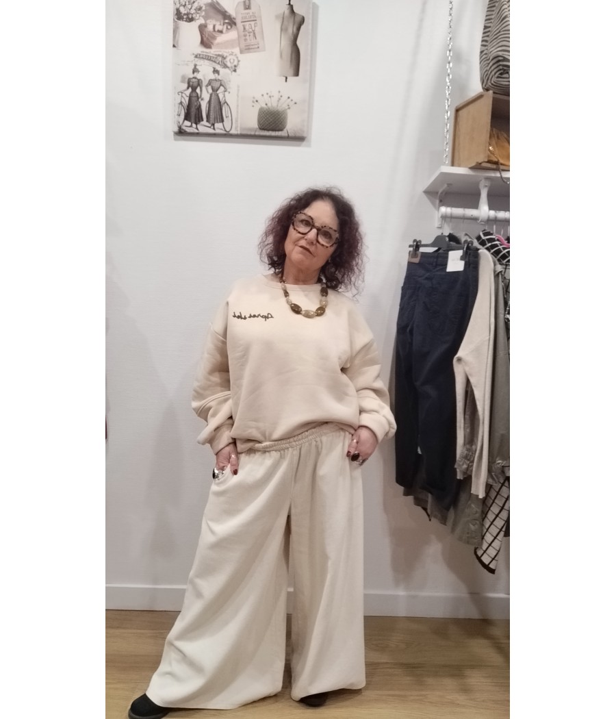 pantalon - en - velours - beige - sabini - rougefantomasnoir.com